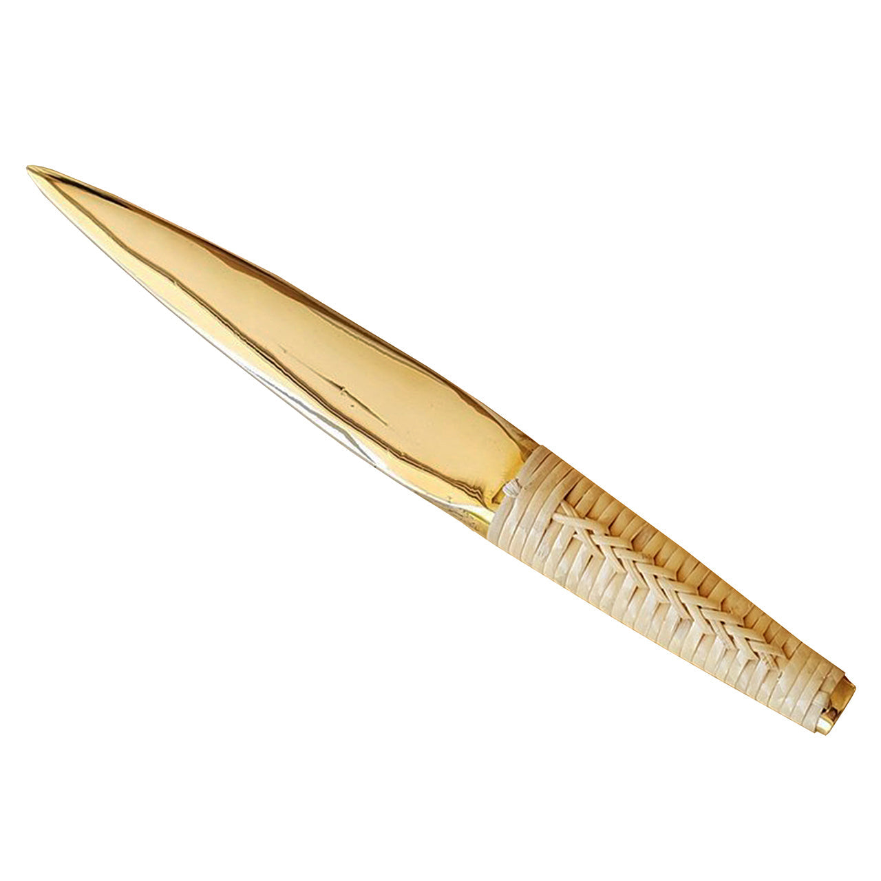 "Paper Knife" #4233 Letter Opener Wrapped in Cane by Carl Auböck