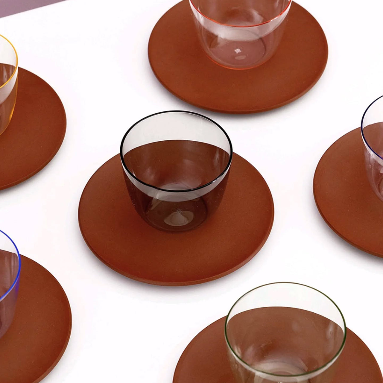 "Mocha" Set by Lobmeyr & Meissen