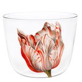 "Tulipmania" Black Water Tumbler by Leonid Rath