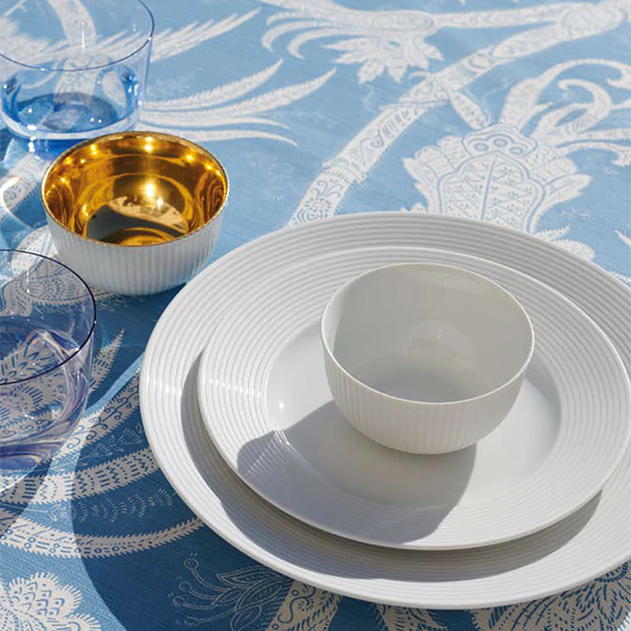 "Plissée" Coffee Cup & Saucer