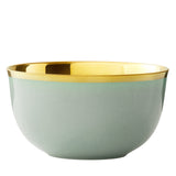 "Schubert" Champagne Bowl Mandarin & Gold by Augarten