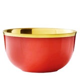 "Schubert" Champagne Bowl Mandarin & Gold by Augarten