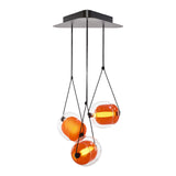 "Capsula" Trio Pendant Lamp by Lucie Koldova