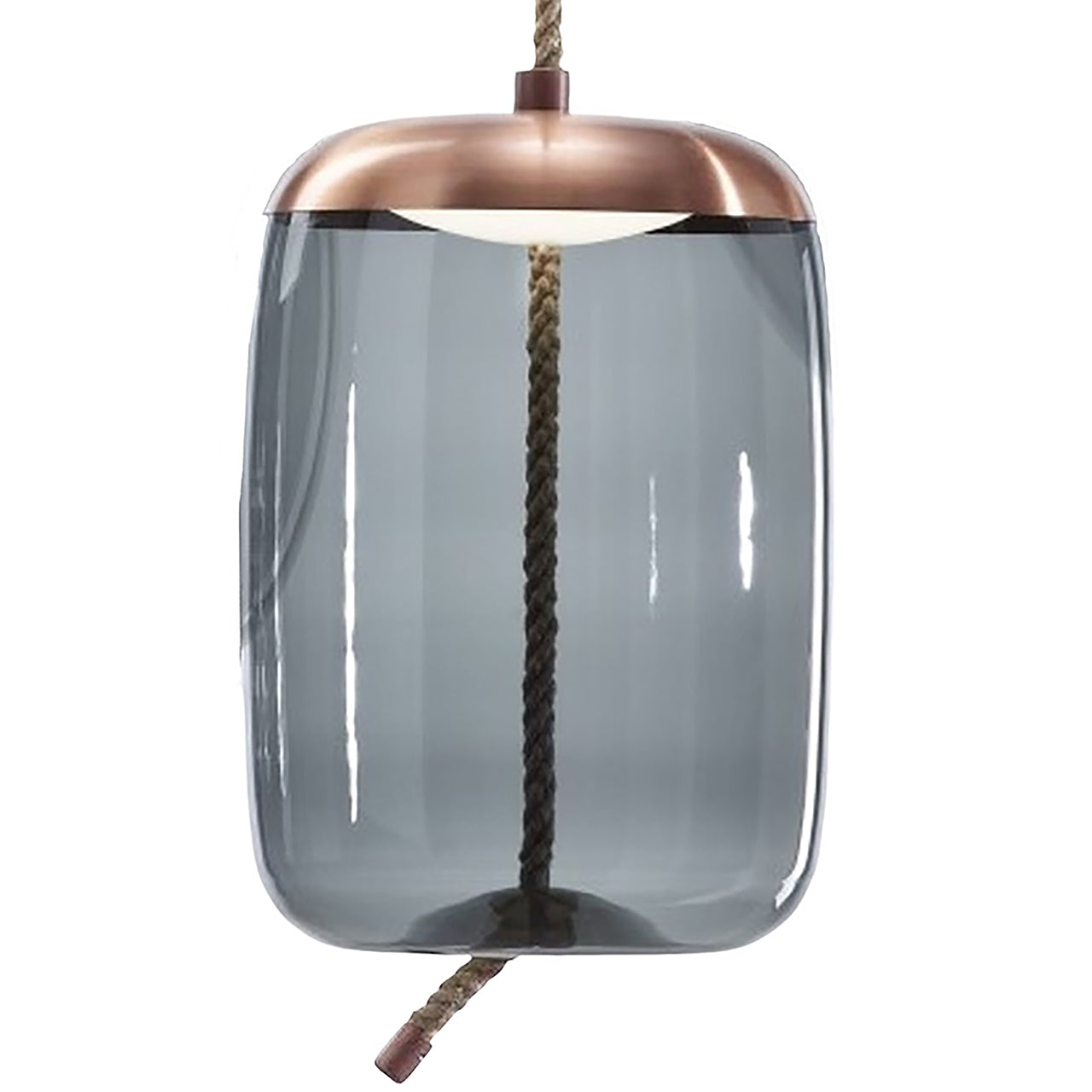 "Knot Cilindro" Large Pendant Light by Chiaramonte Marin