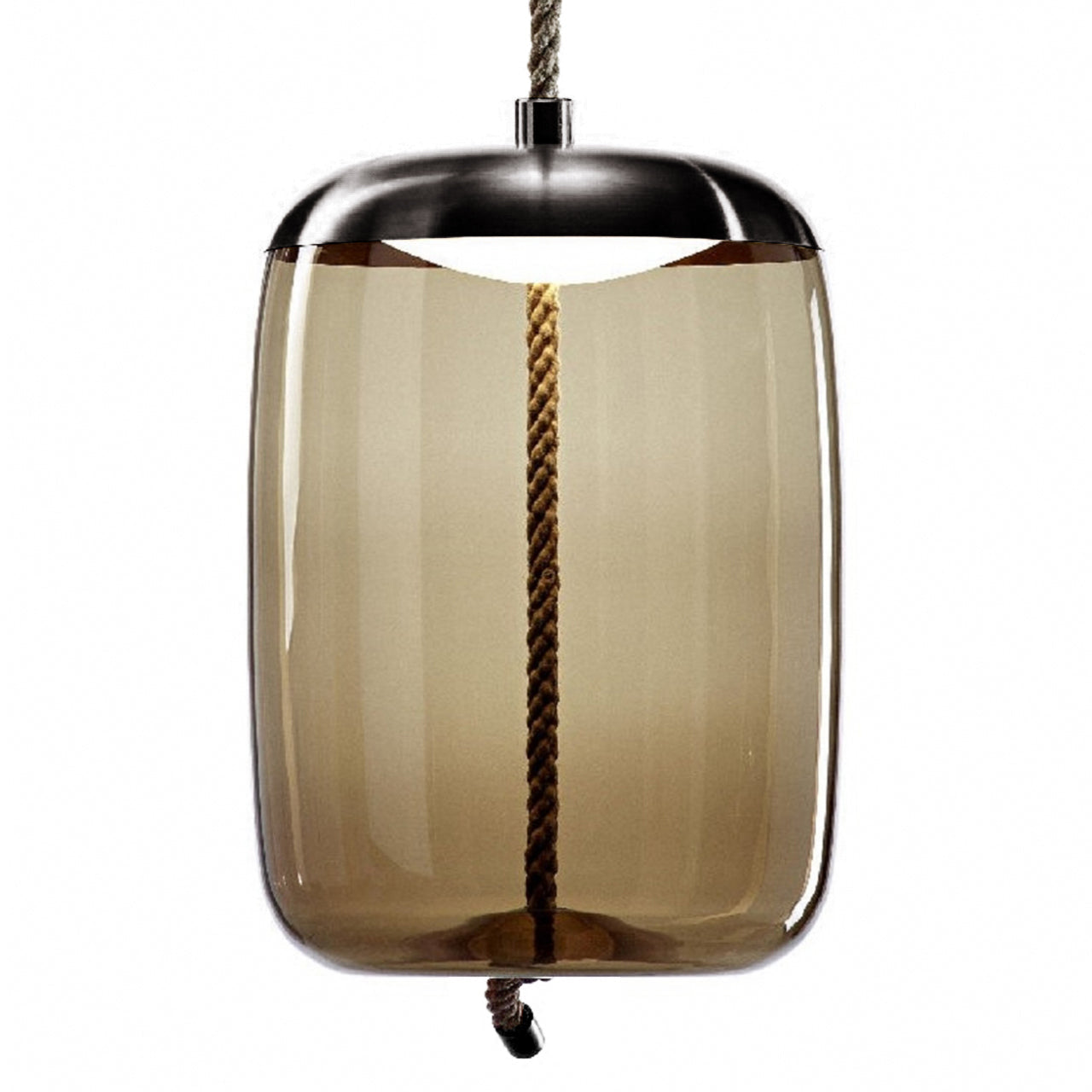 "Knot Cilindro" Large Pendant Light by Chiaramonte Marin