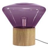 Medium "Muffins" Oak Base Table Lamp by Lucie Koldova & Dan Yeffet