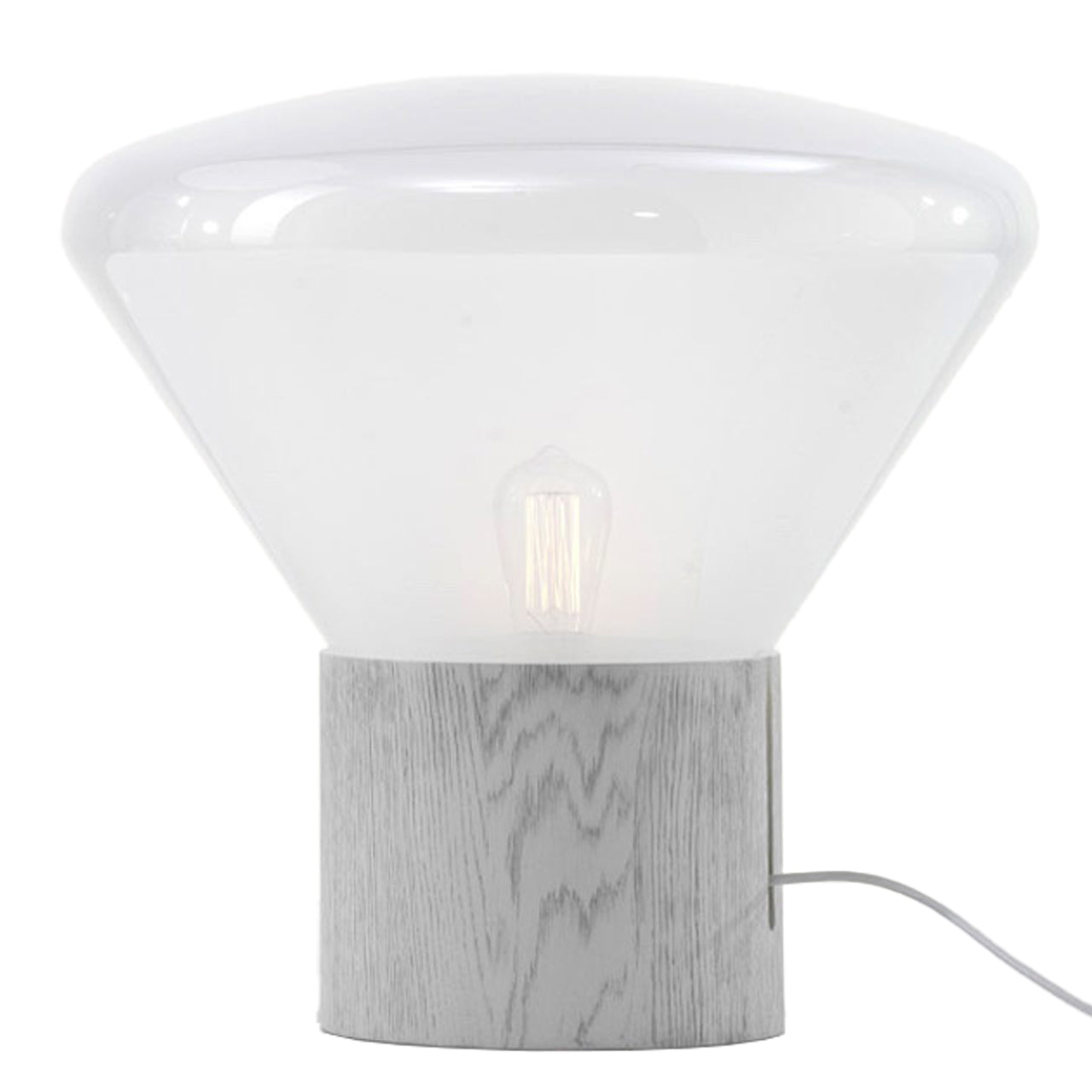 Mini "Muffins" Oak Base Table Lamp by Lucie Koldova & Dan Yeffet