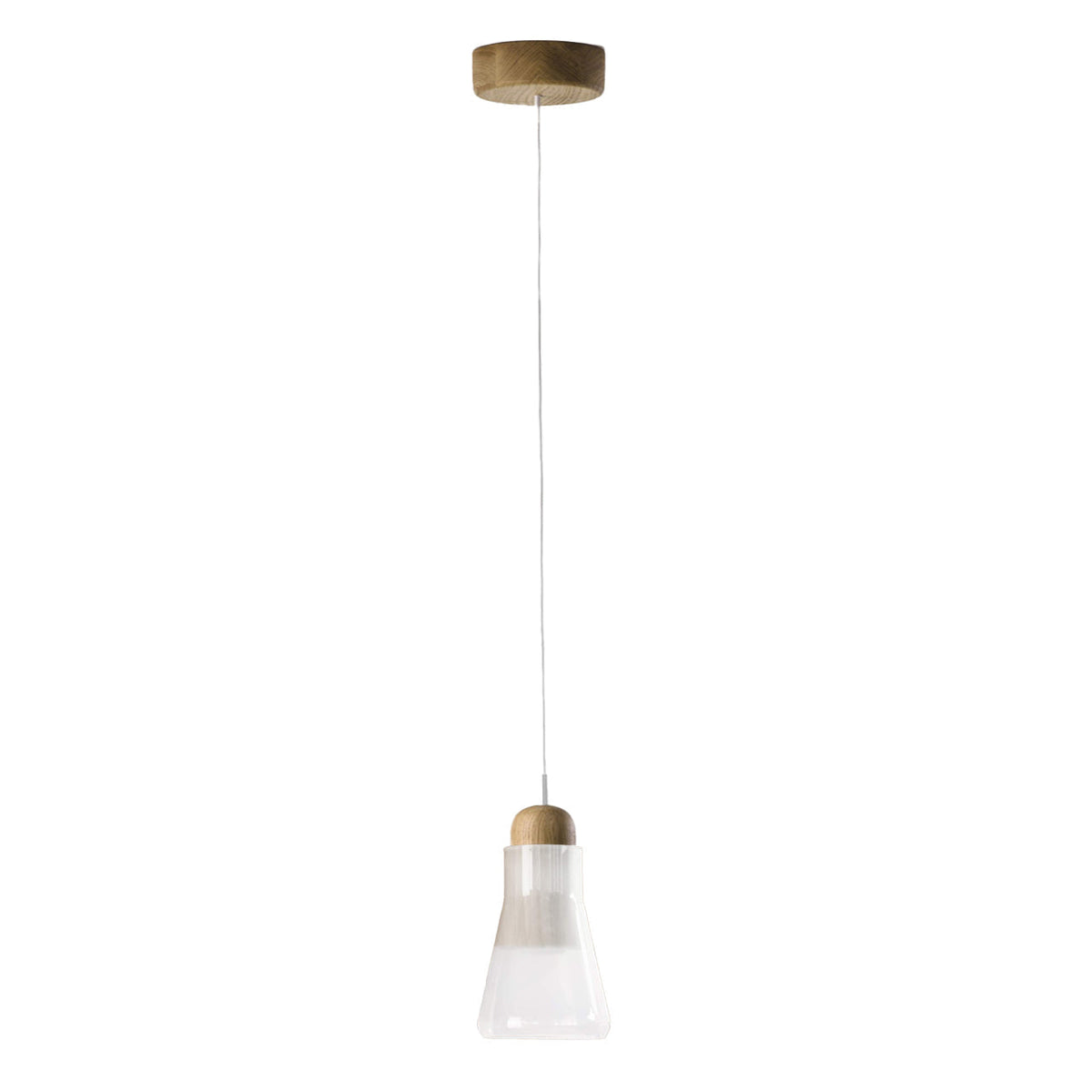 "Shadows" 897 Pendant Lamp in Walnut by Lucie Koldova & Dan Yeffet