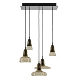 "Shadows" 931 Chandelier in Walnut by Lucie Koldova & Dan Yeffet