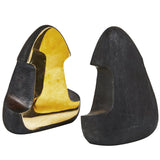 Pair of "Chello" Bookends #4637 in Patinated Brass by Carl Auböck (Copy)