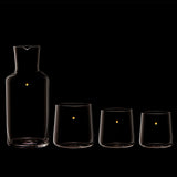 "Fortune" Set No. 283 Whiskey Tumbler with Gold Dot by Mark Braun