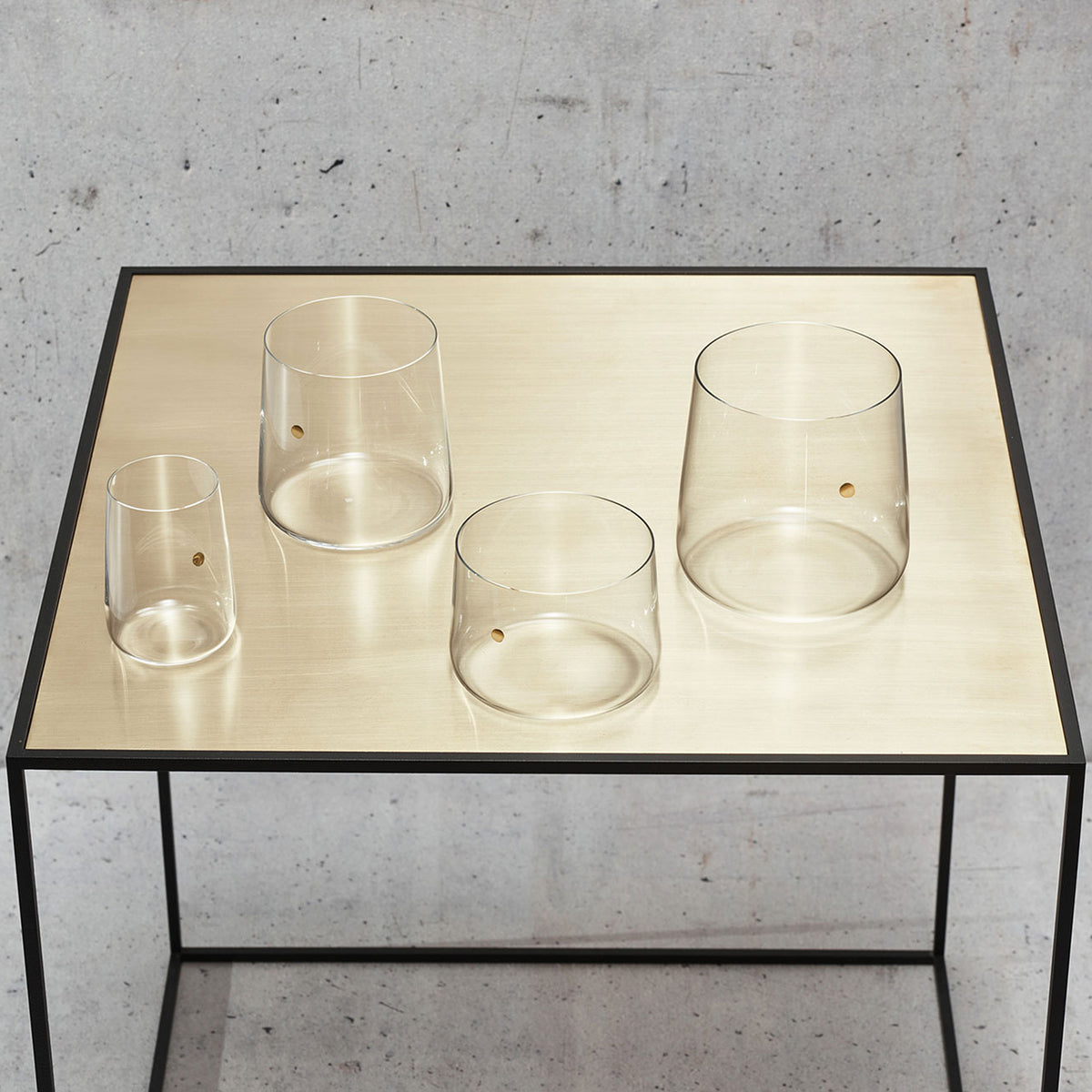 "Fortune" Set No. 283 Gold Dot Shot Tumbler by Mark Braun