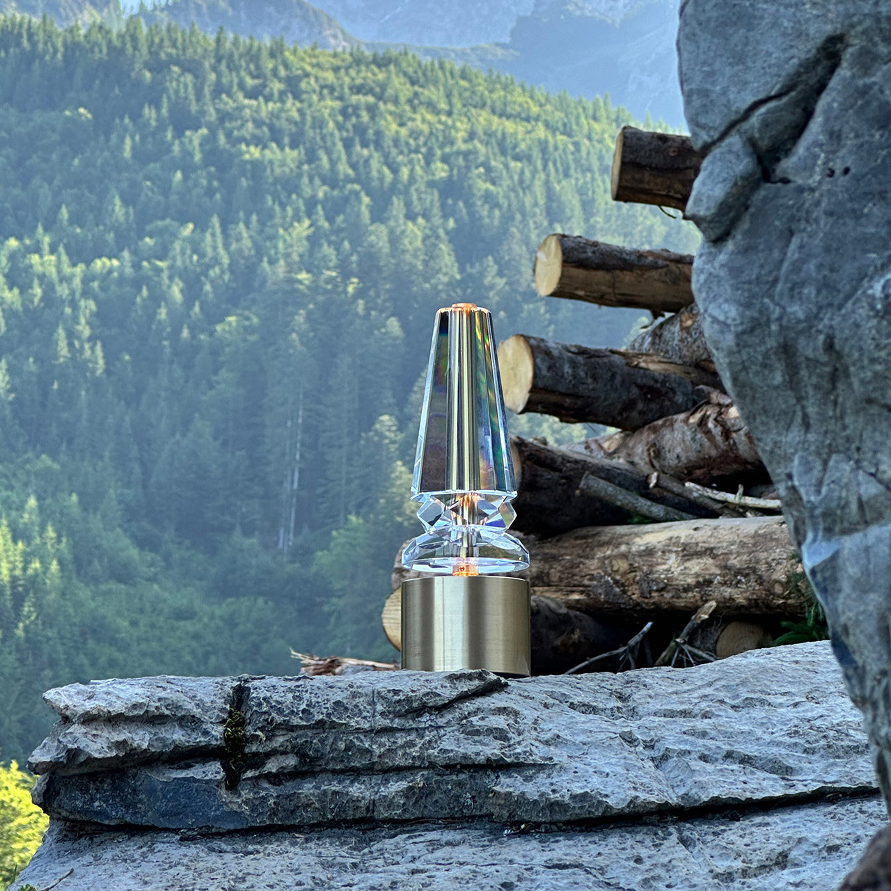 "Ground Control" Portable Table Lamp D by BCXSY