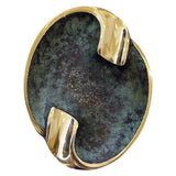 Mid-Century Austrian Patinated Brass Ashtray