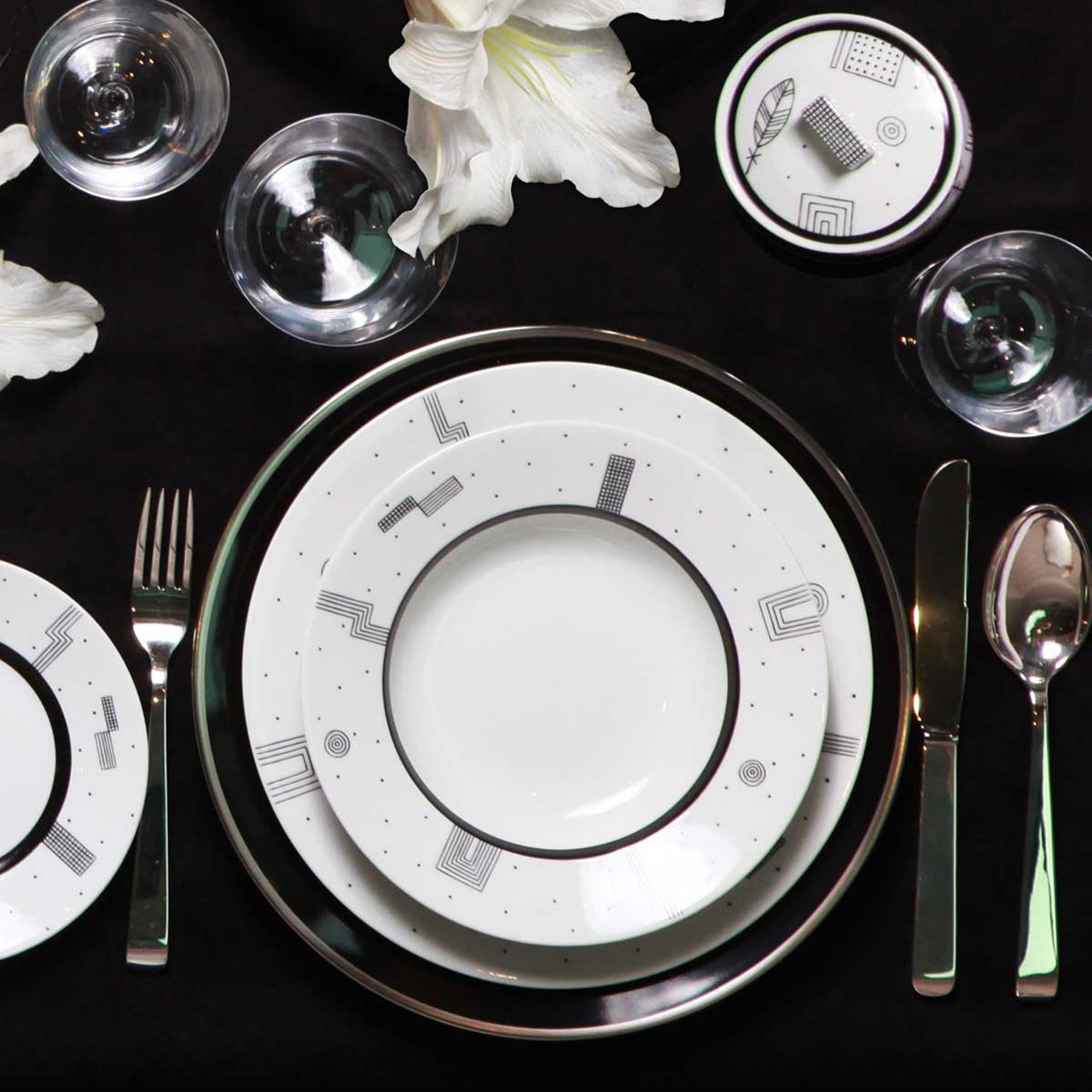 “Mythos” Sandwich Platter by Josef Hoffmann