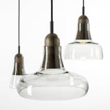 "Shadows" 897 Pendant Lamp in Walnut by Lucie Koldova & Dan Yeffet