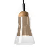 "Shadows" 897 Pendant Lamp in Walnut by Lucie Koldova & Dan Yeffet