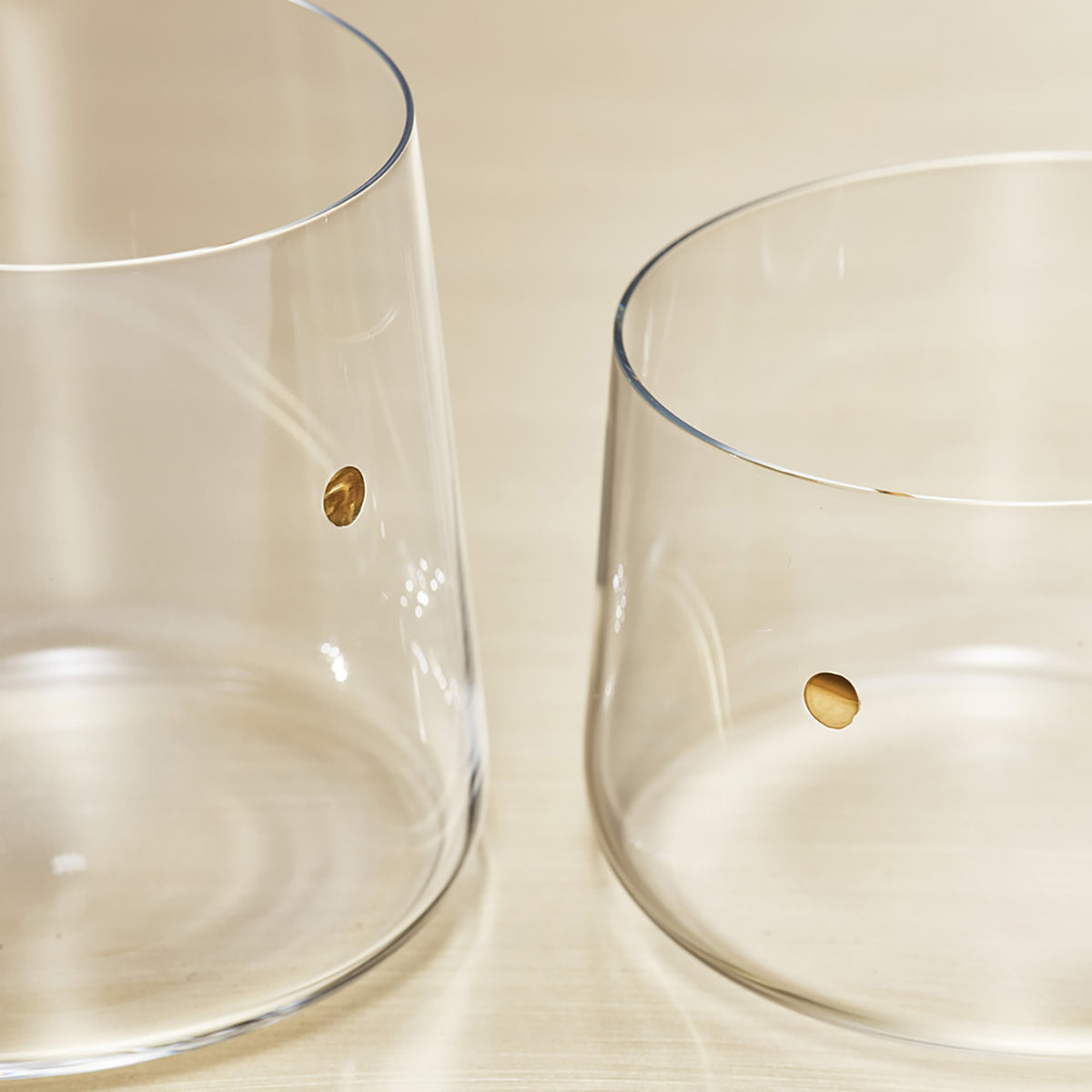 "Fortune" Set No. 283 Gold Dot Shot Tumbler by Mark Braun