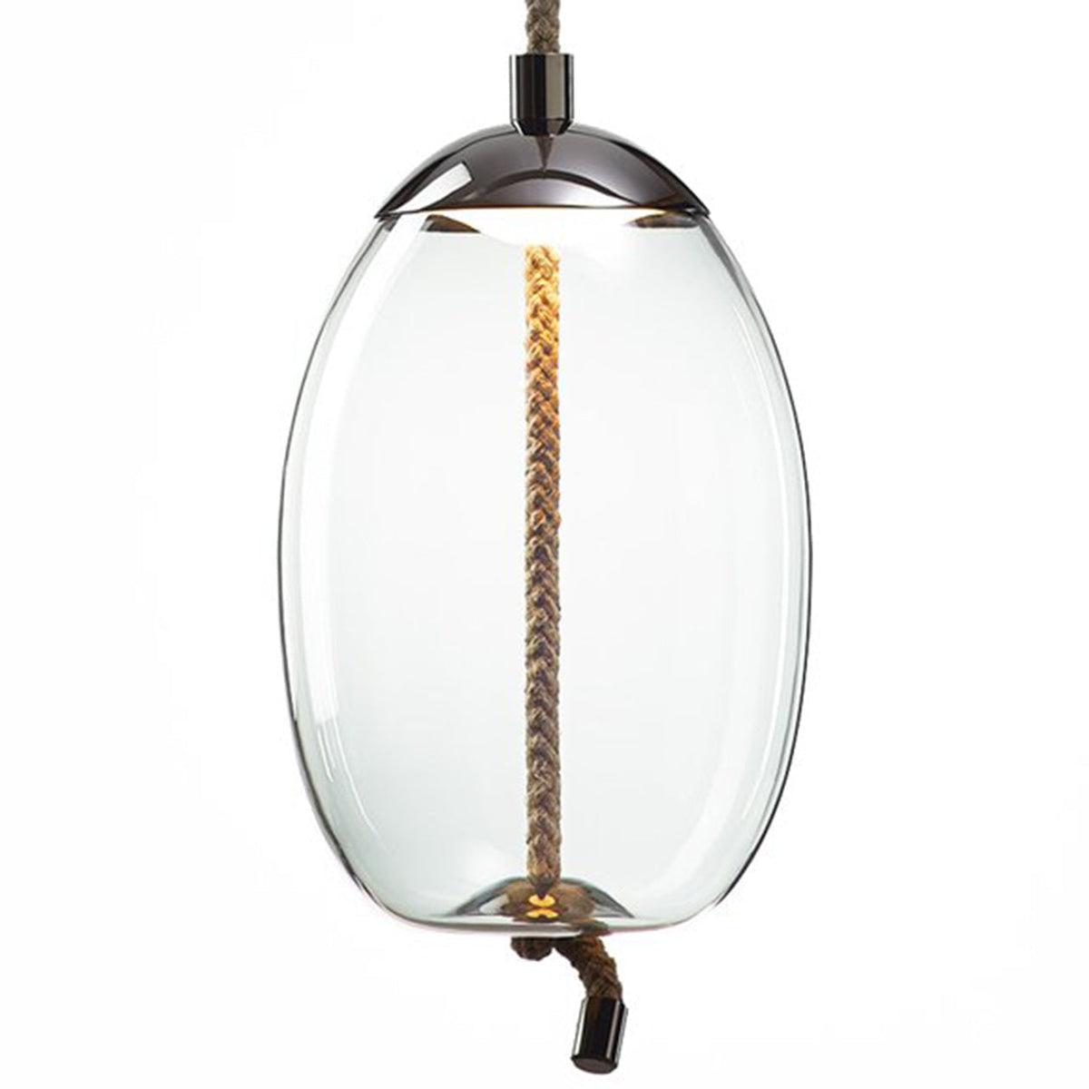 "Knot Uovo" Large Pendant Lamp by Chiaramonte Marin