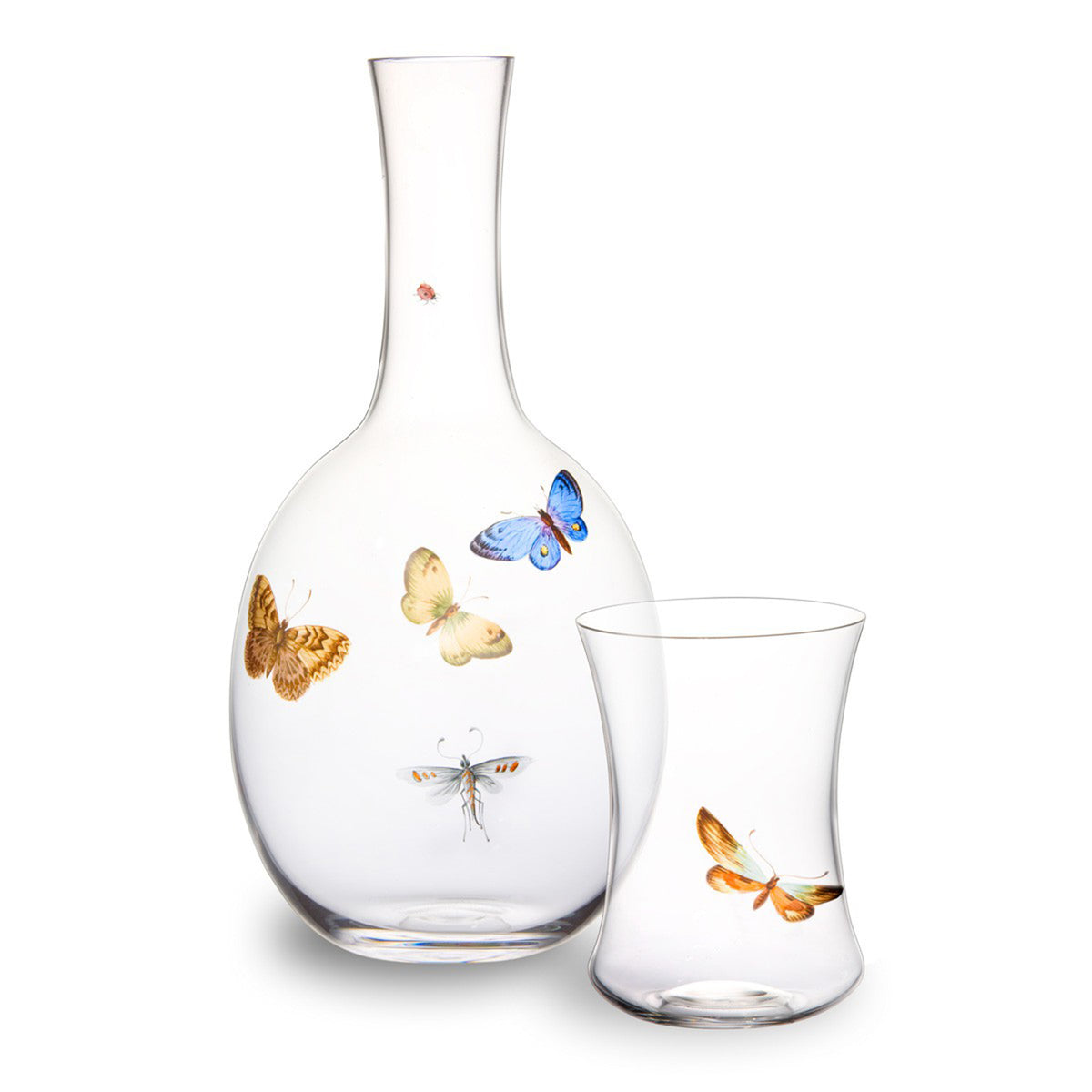 "Balloon" Drinking Set No. 279 Butterfly Carafe C by Ted Muehling