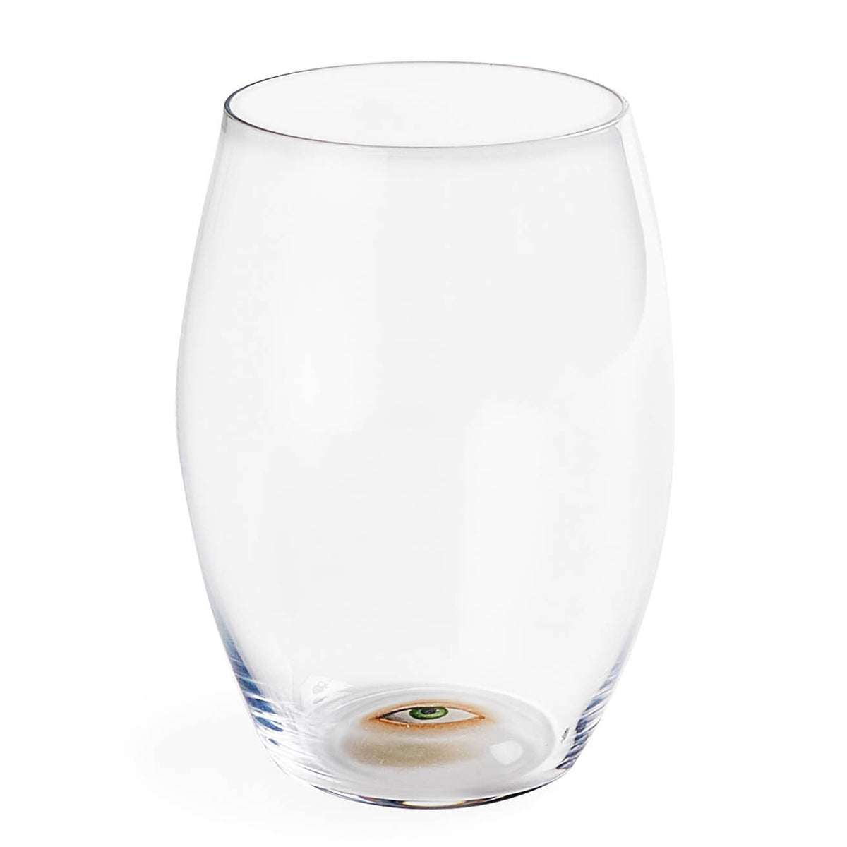 "Balloon" Drinking Set No. 279 Green Eye Tumbler Medium by Ted Muehling