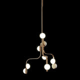 "Script" Chandelier by Bodo Sperlein