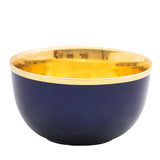 "Schubert" Champagne Bowl Charcoal Gray & Gold by Augarten