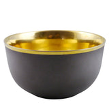 "Schubert" Champagne Bowl Charcoal Gray & Gold by Augarten