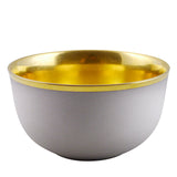 "Schubert" Champagne Bowl Mandarin & Platinum by Augarten