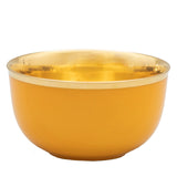 "Schubert" Champagne Bowl Mandarin & Gold by Augarten