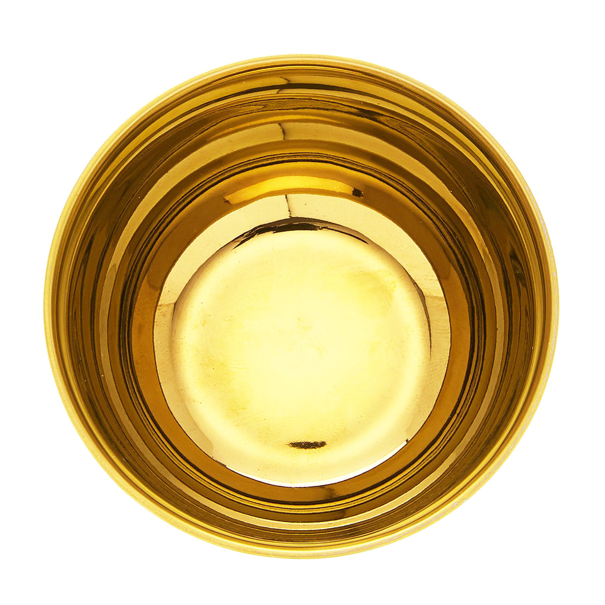 "Schubert" Champagne Bowl Forest Green Matte & Gold by Augarten