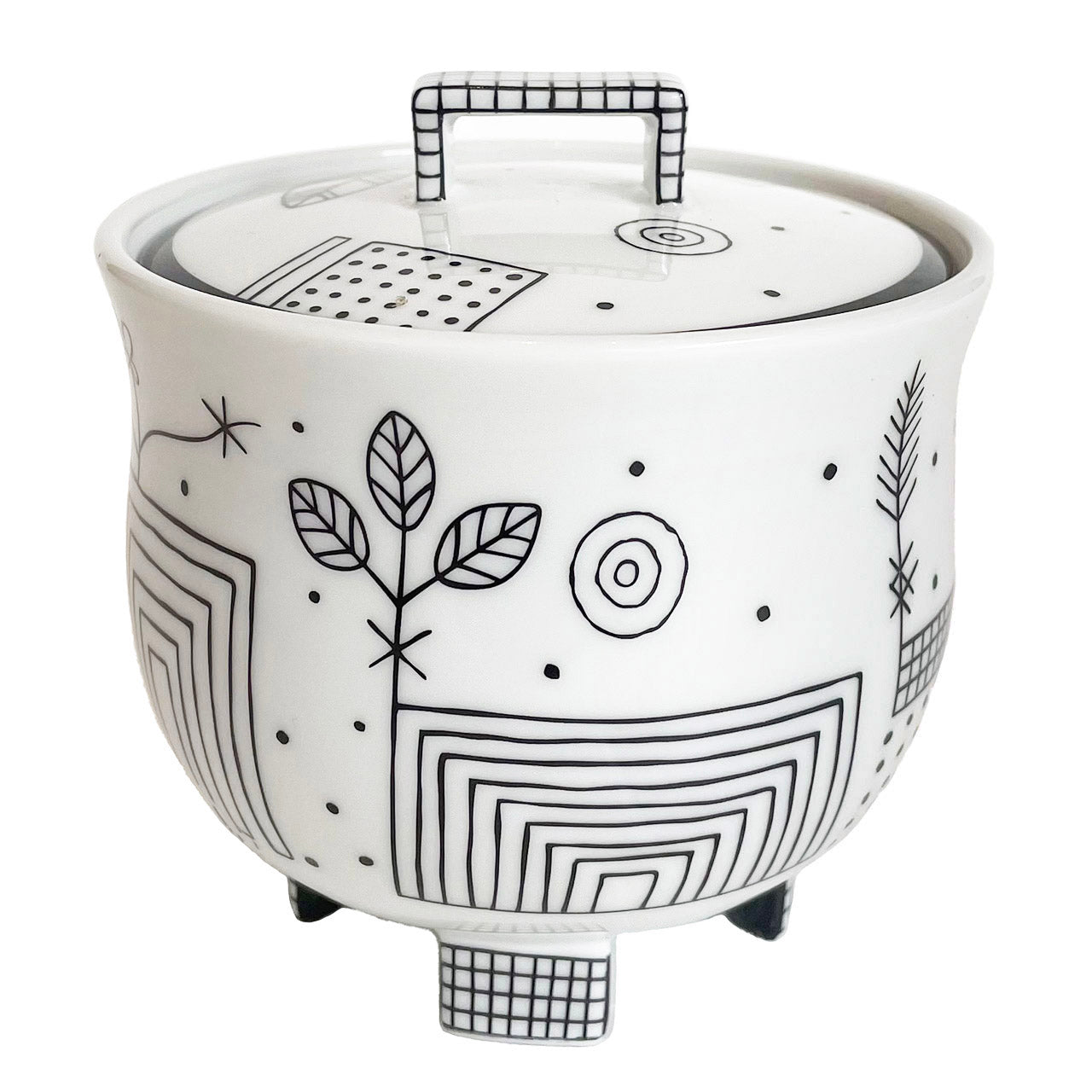 “Mythos” Covered Sugar Bowl by Josef Hoffmann