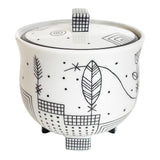 “Mythos” Covered Sugar Bowl by Josef Hoffmann