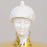 "Orient Malay" Biscuit Jar with 24K Gold Lid by Ena Rottenberg