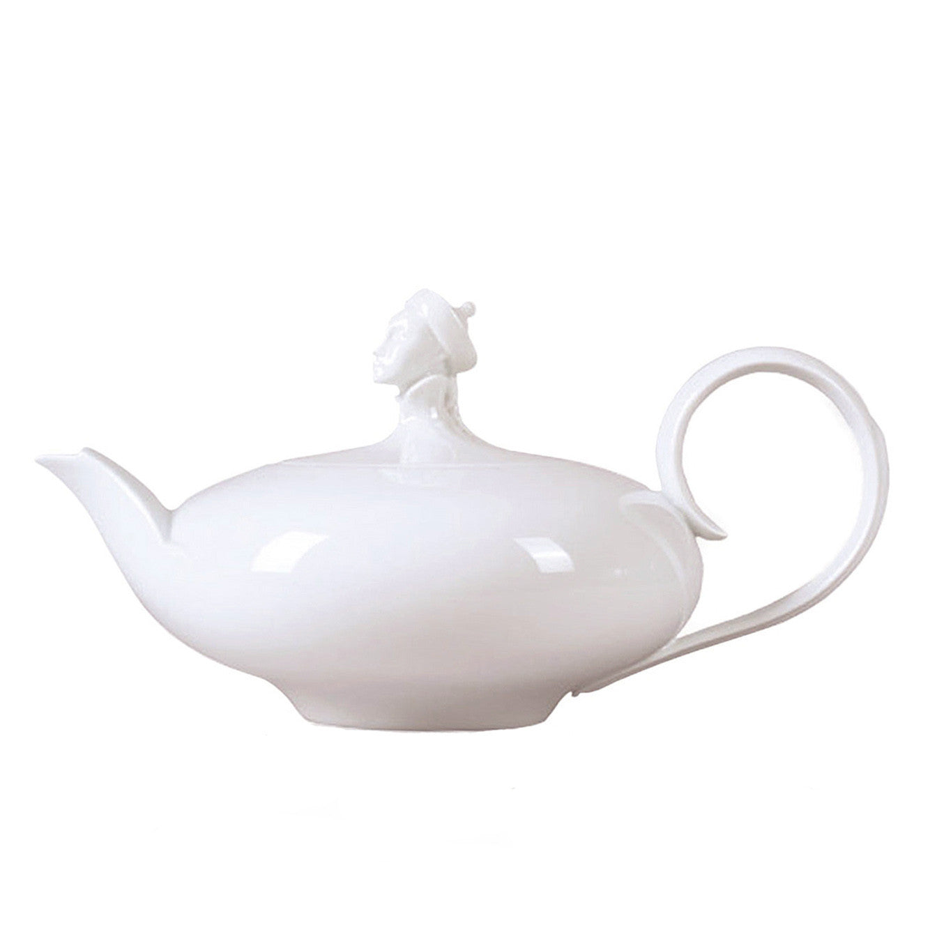 "Orient Chinese" Tea Pot with 24K Gold Lid by Ena Rottenberg