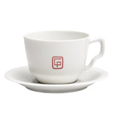 "Palatin" Tea Cup & Saucer with Monogram by Gottfried Palatin