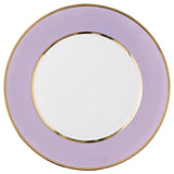 "Schubert" Charger in Cinnamon & Narrow Gold Rim