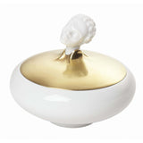 "Orient African" Sugar Bowl with Platinum Lid by Ena Rottenberg