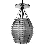 “Basket 14” Chandelier Smoke by Marco Dessí