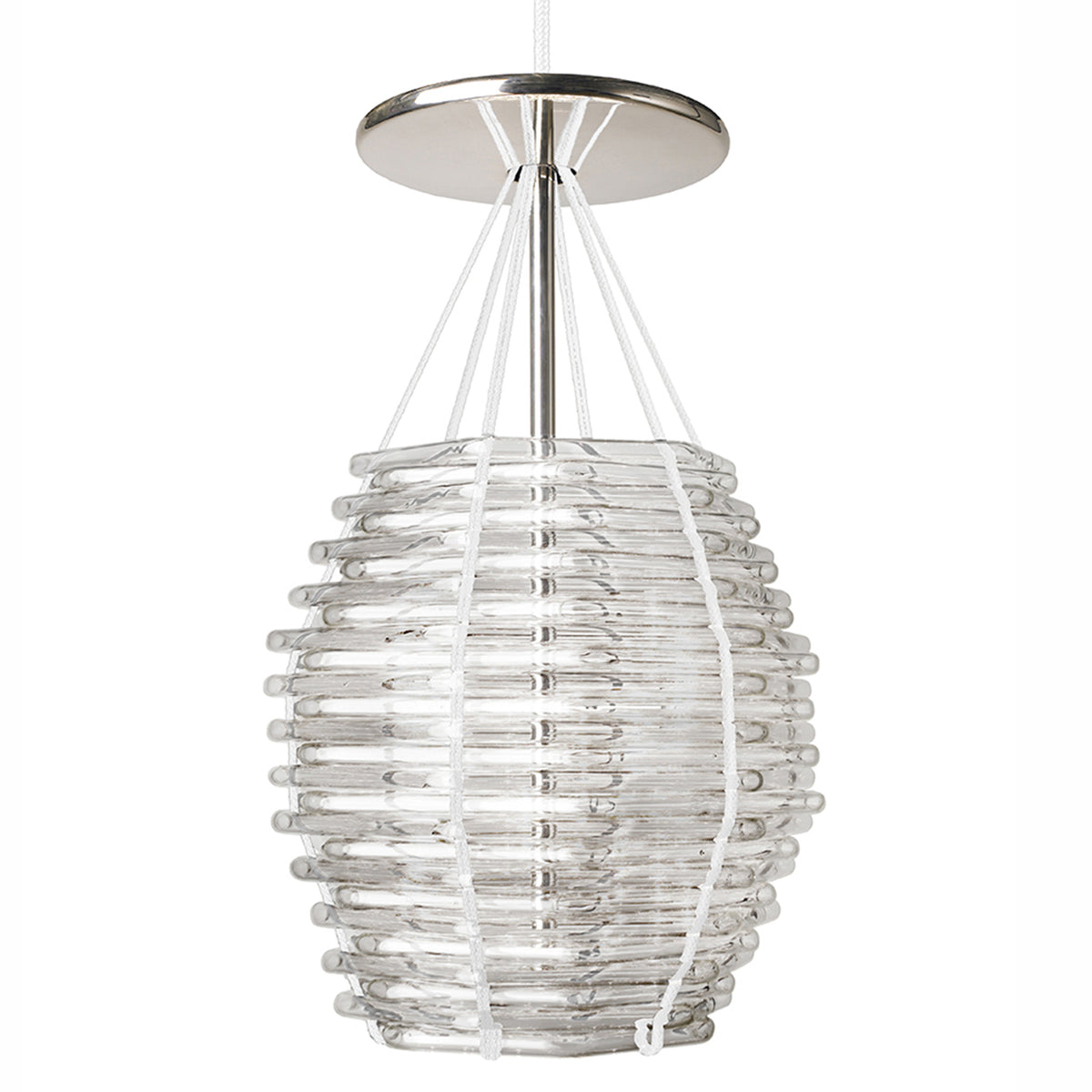 “Basket 14” Chandelier Clear by Marco Dessí