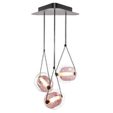 "Capsula" Trio Pendant Lamp by Lucie Koldova