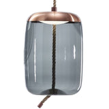 "Knot Cilindro" Small Pendant Light by Chiaramonte Marin