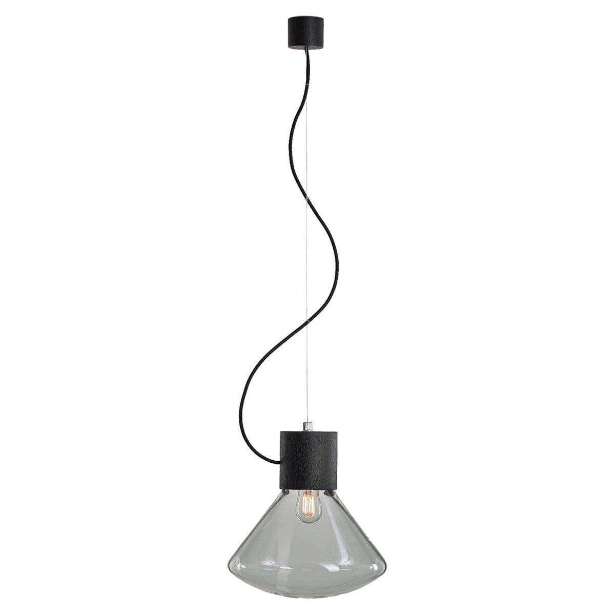 Mini "Muffins" Oak Pendant Light by Lucie Koldova & Dan Yeffet