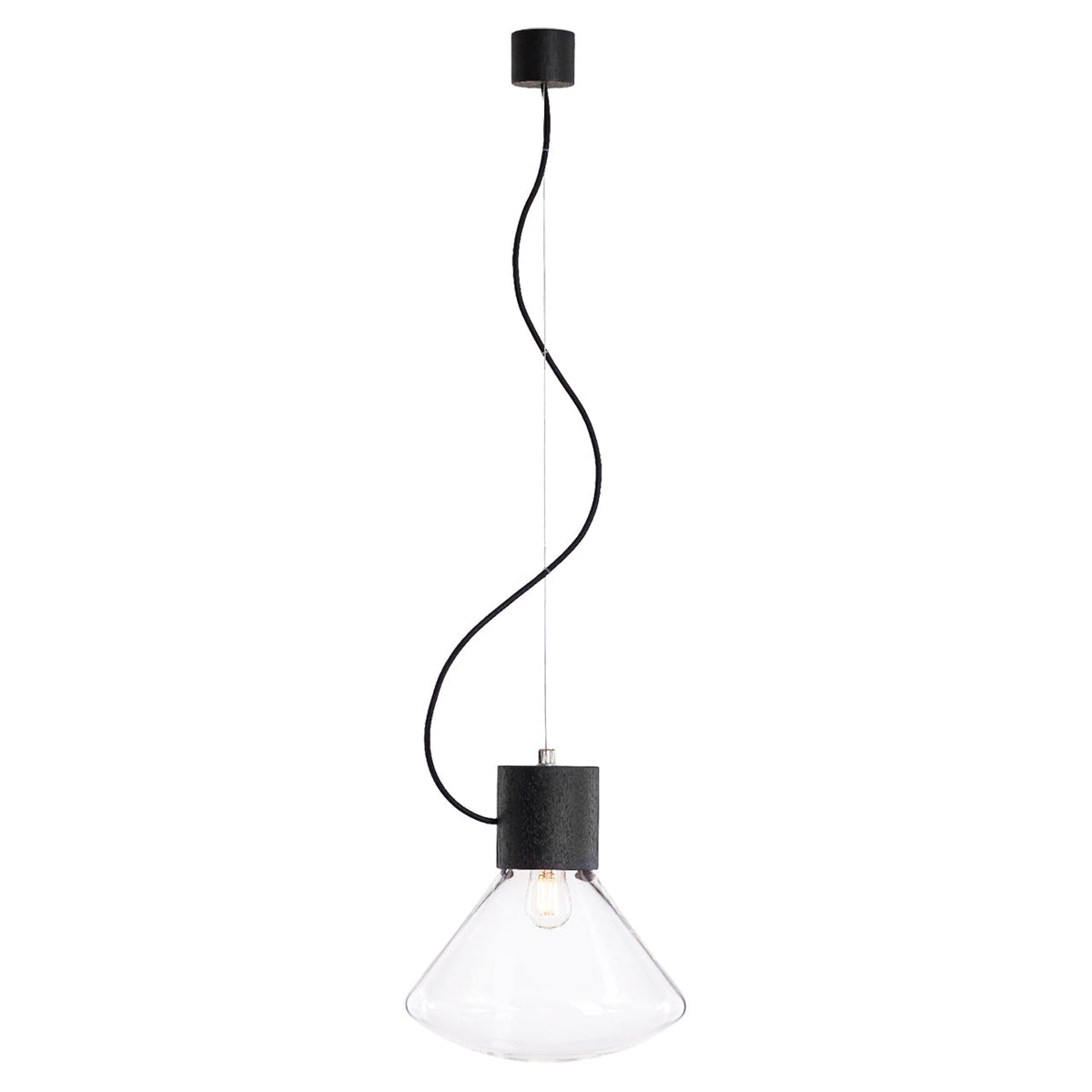 Mini "Muffins" Oak Pendant Light by Lucie Koldova & Dan Yeffet