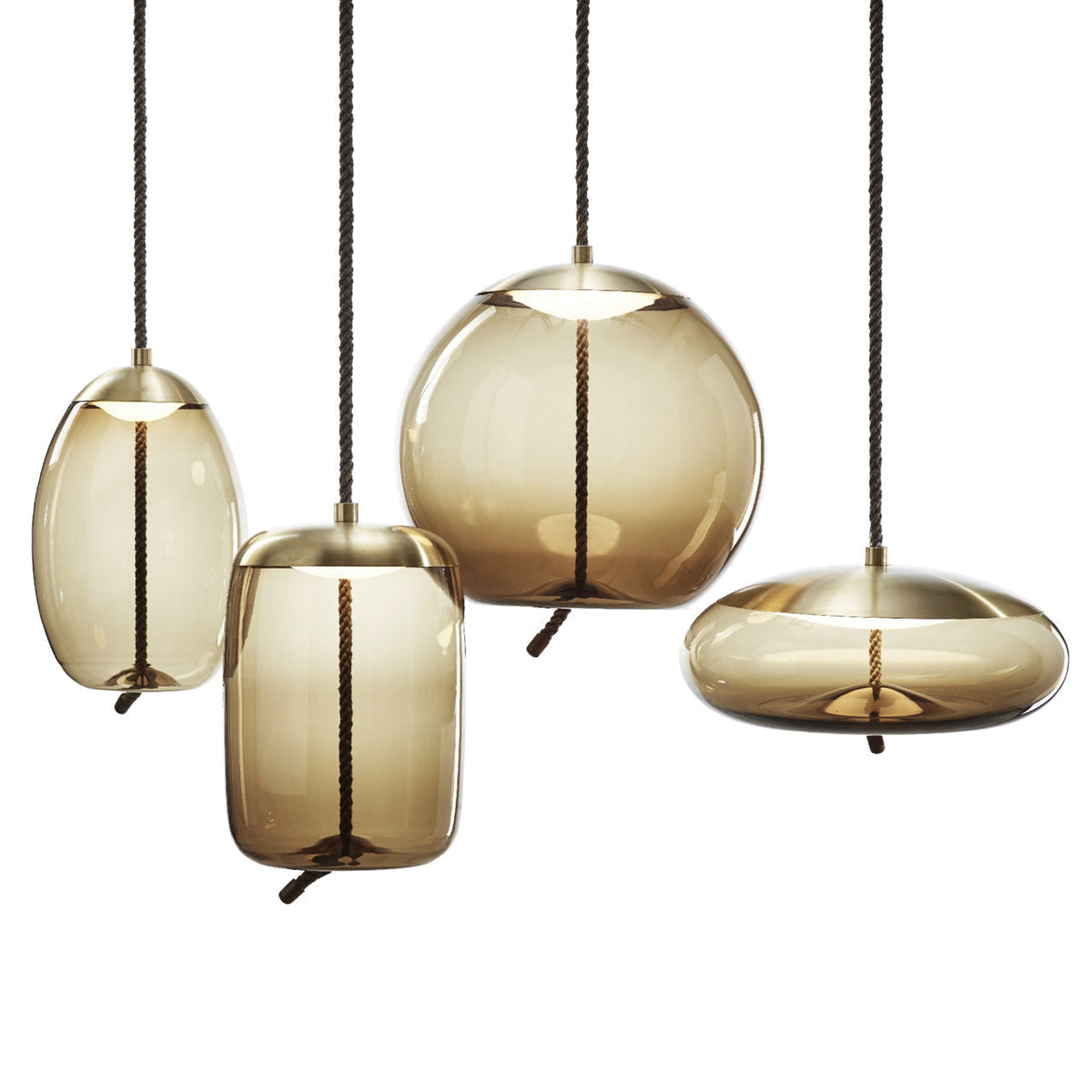 "Knot Cilindro" Small Pendant Light by Chiaramonte Marin
