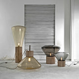 "Muffins" 852 Table Lamp Cognac Transparent by Lucie Koldova & Dan Yeffet