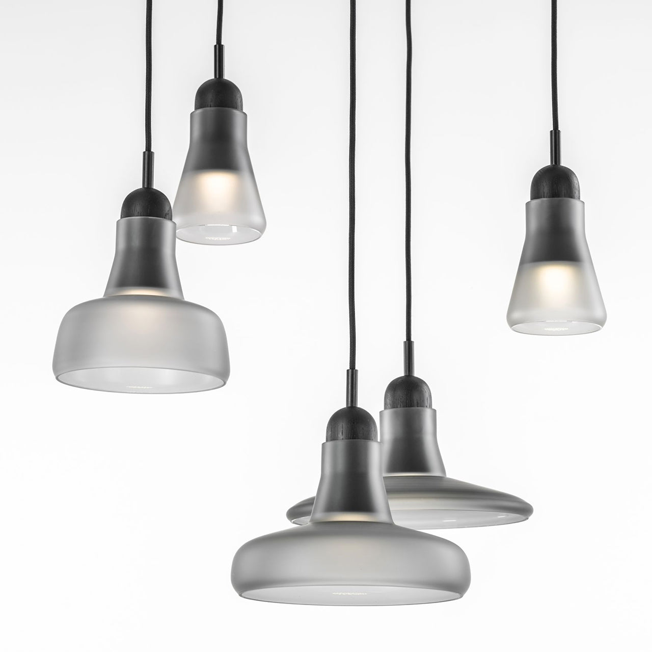 "Shadows" 894 Pendant Lamp in Oak by Lucie Koldova & Dan Yeffet