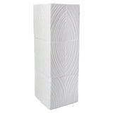 Modernist Square White Bisque Vase by Martin Freyer