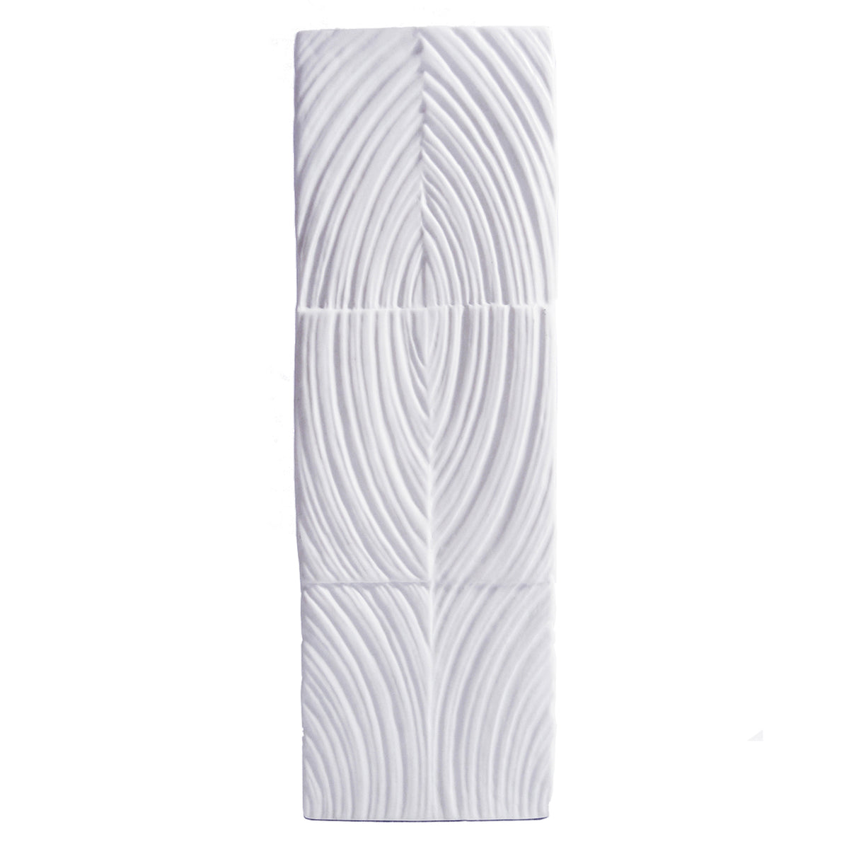 Modernist Square White Bisque Vase by Martin Freyer