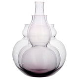 "Calabash" Flower Vase 1 in Black by Sebastian Menschhorn